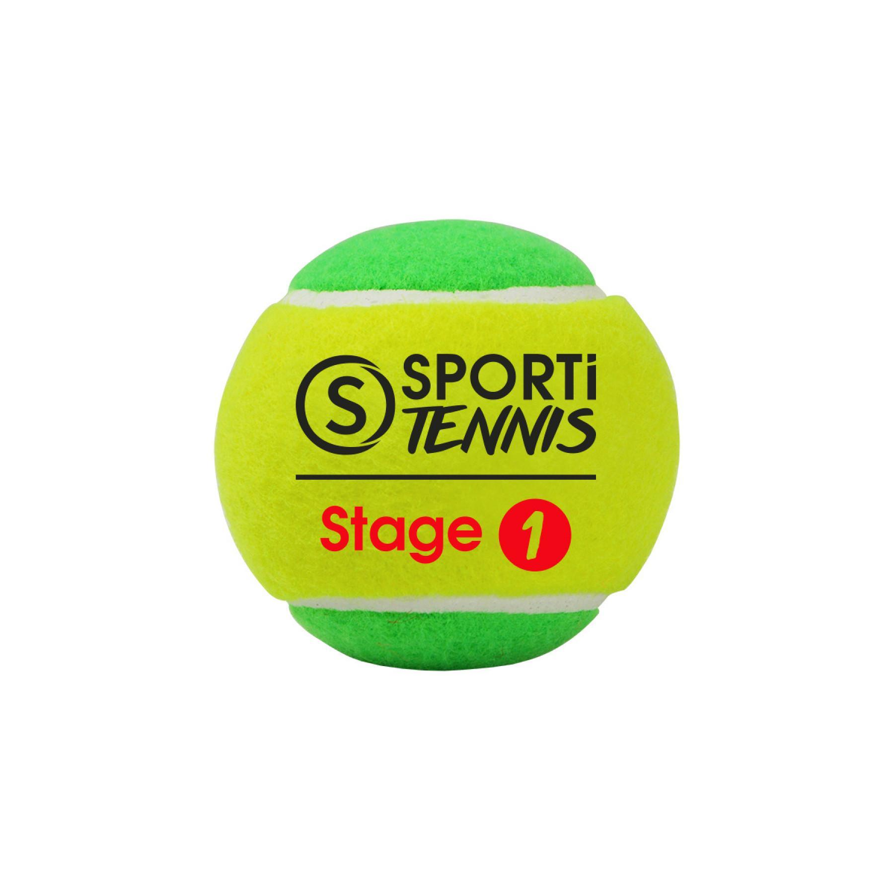 Set van 3 stage 1 tennisballen Sporti