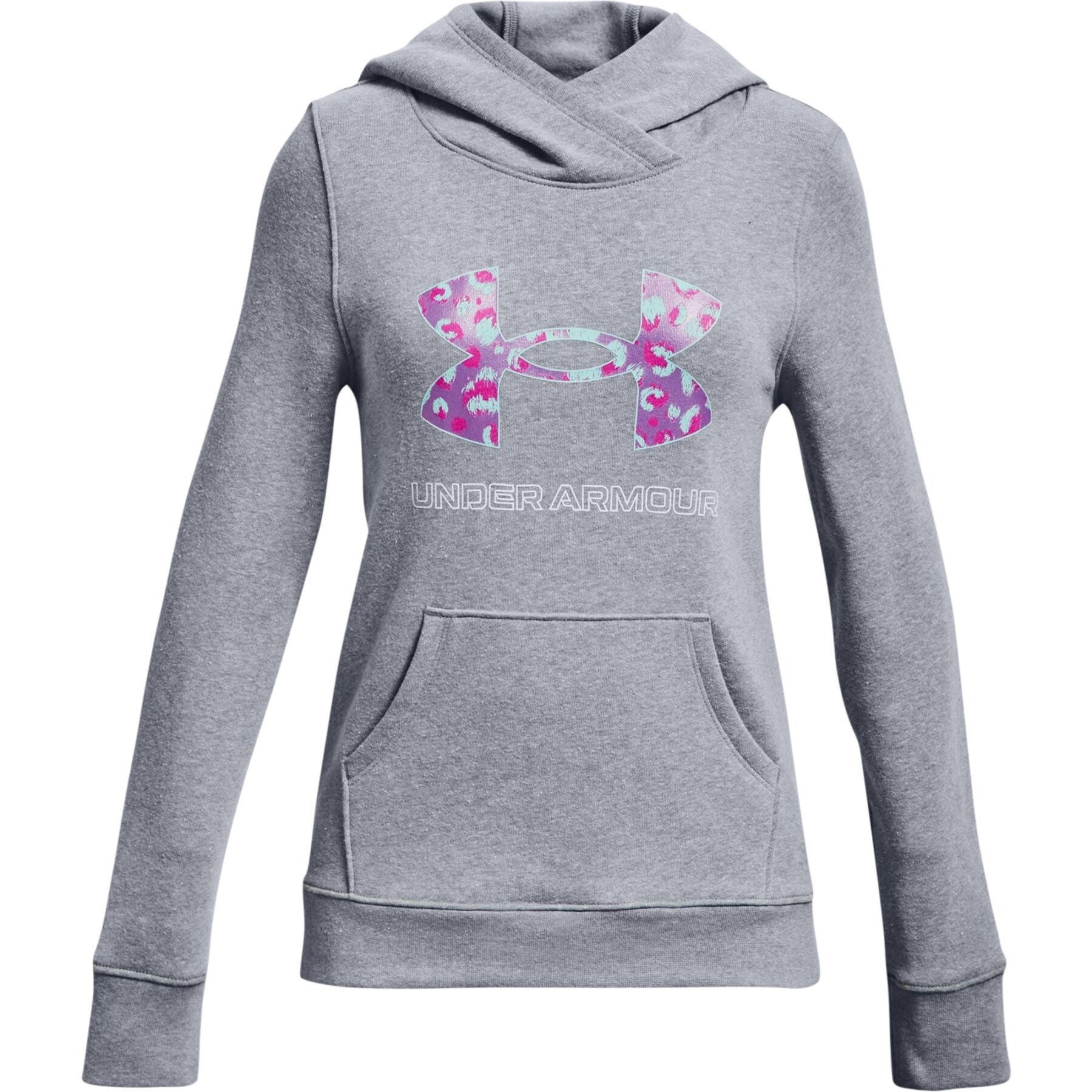 Meisjes hoodie Under Armour Rival Fleece Logo