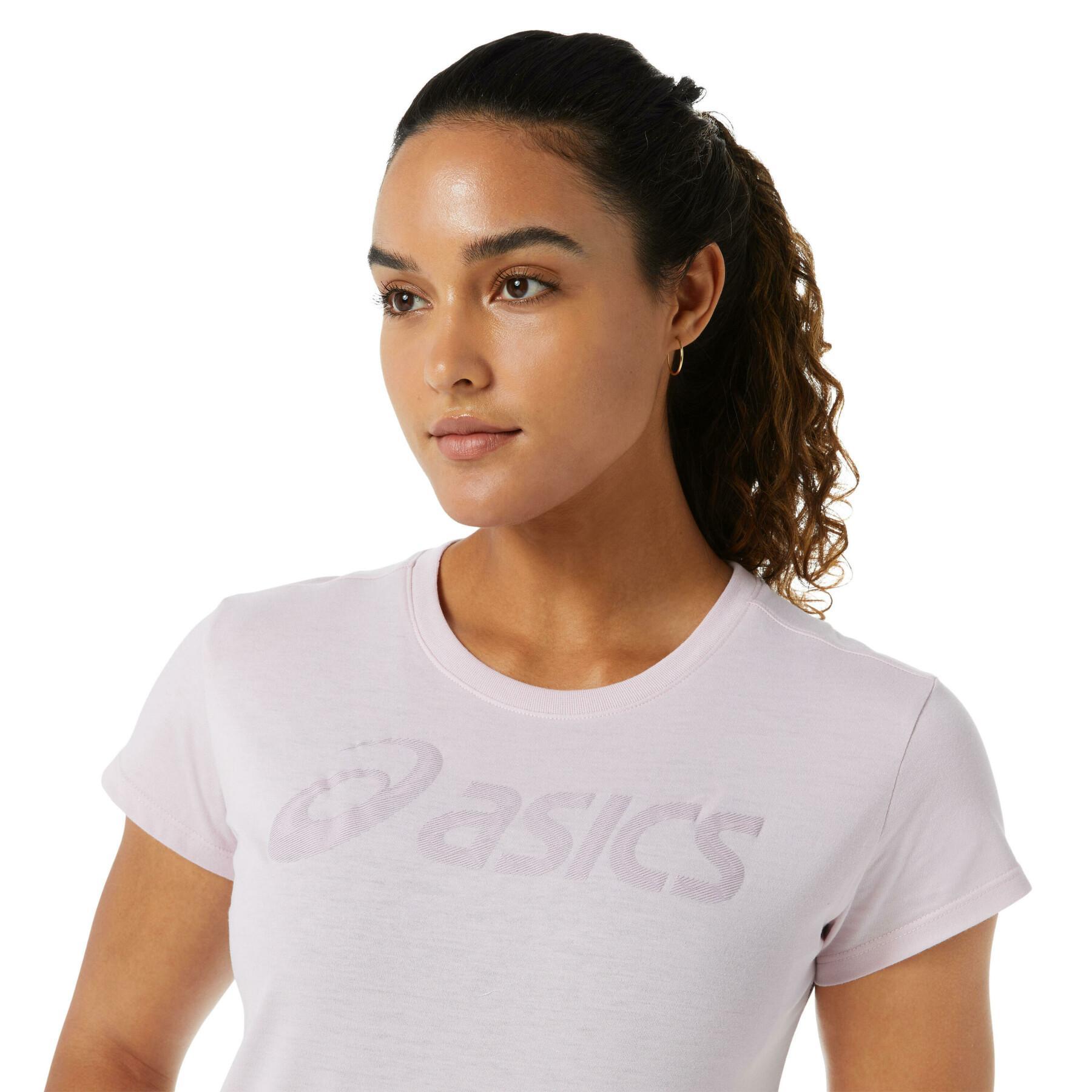 Dames-T-shirt Asics Big Logo Iii