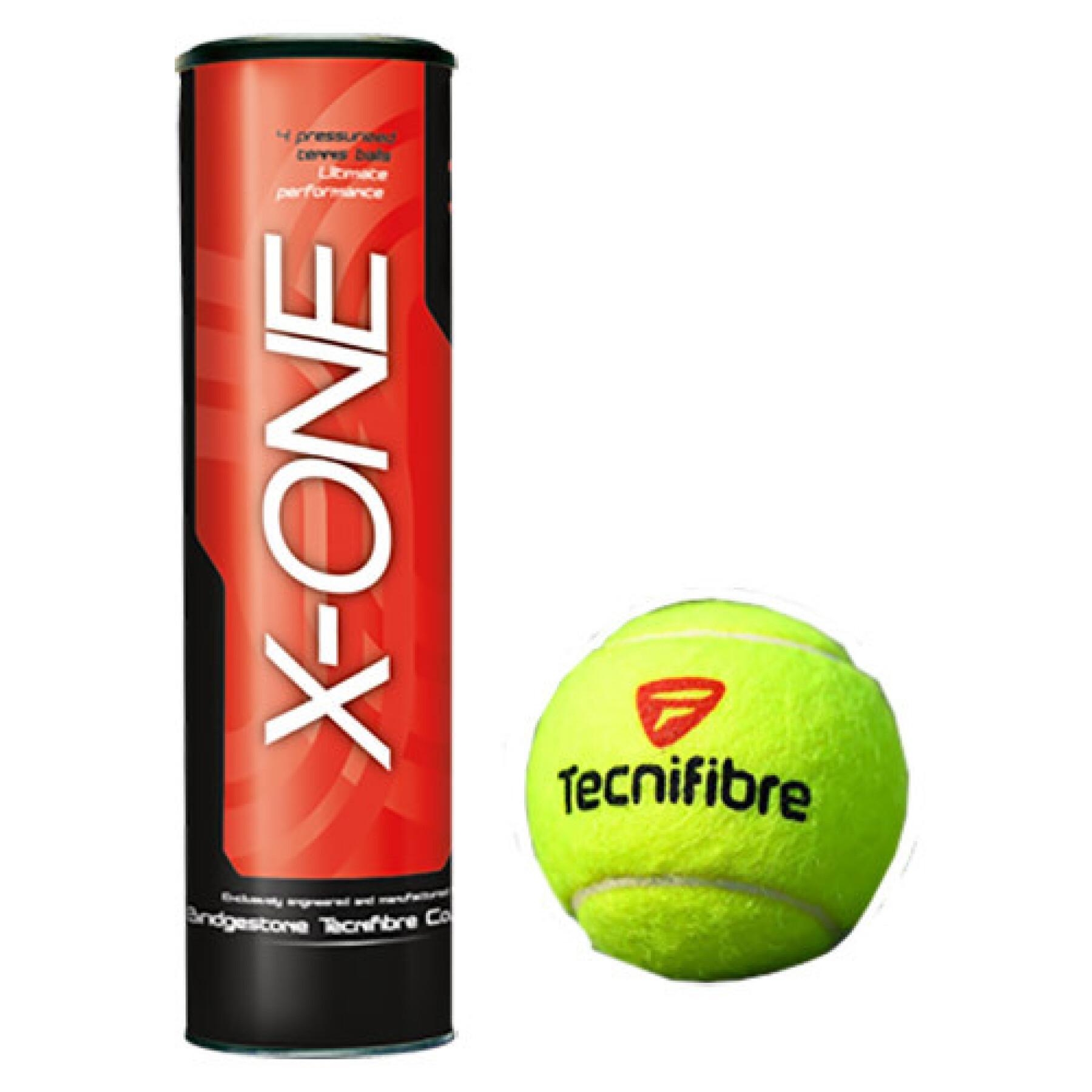 Set van 3 tennisballen Tecnifibre X-one