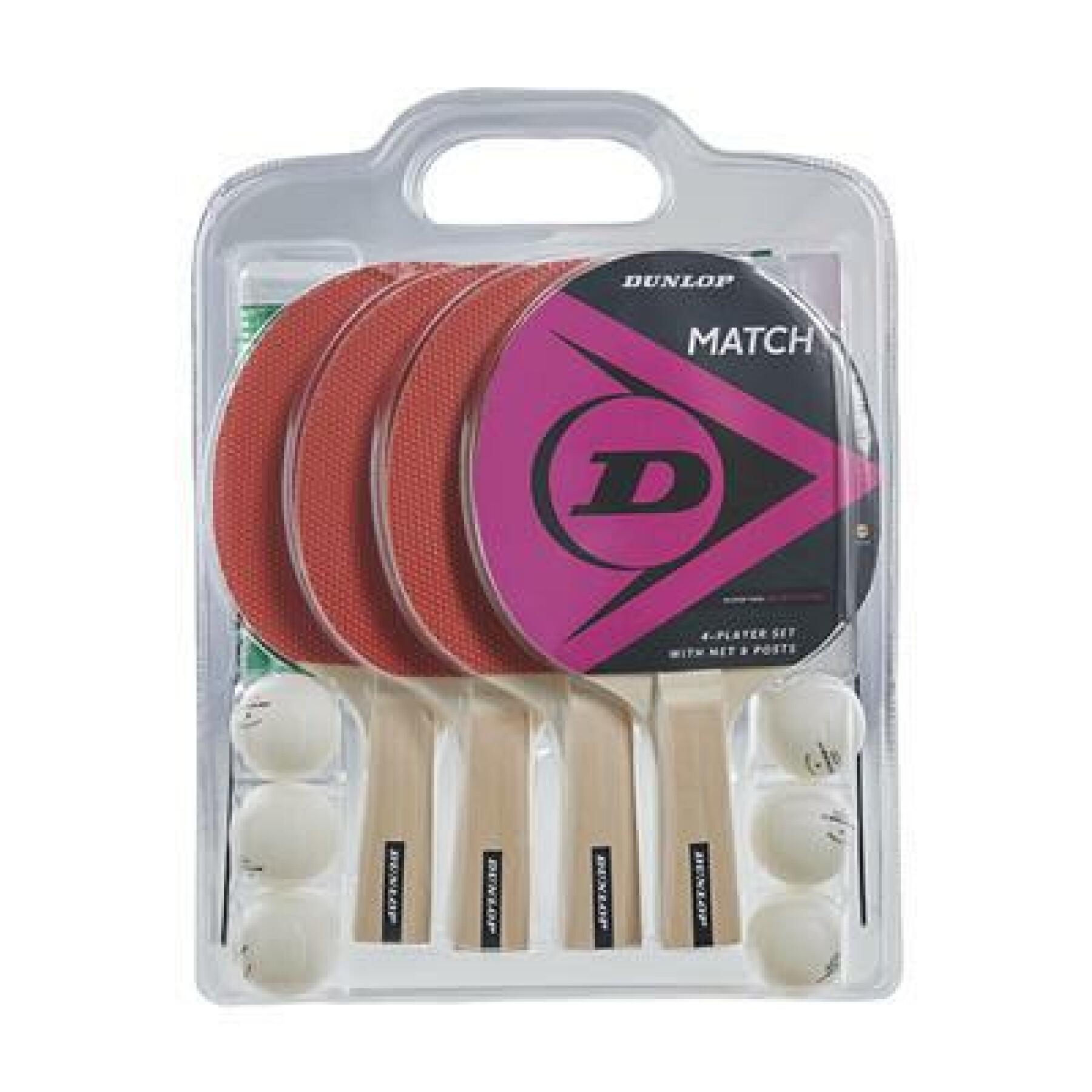 Set van 4 rackets Dunlop