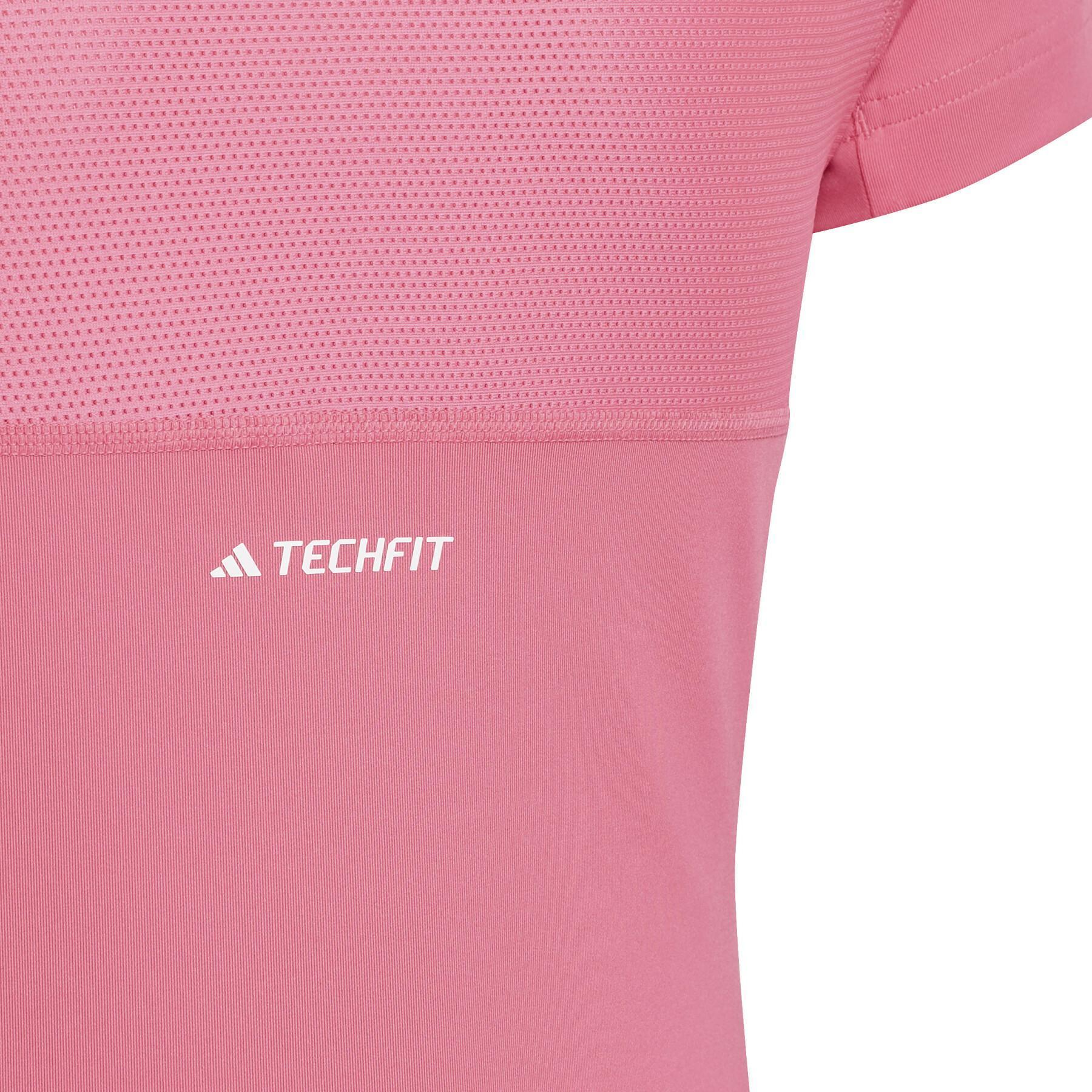 Meisjes-T-shirt adidas Techfit Aerorady Sport Icons