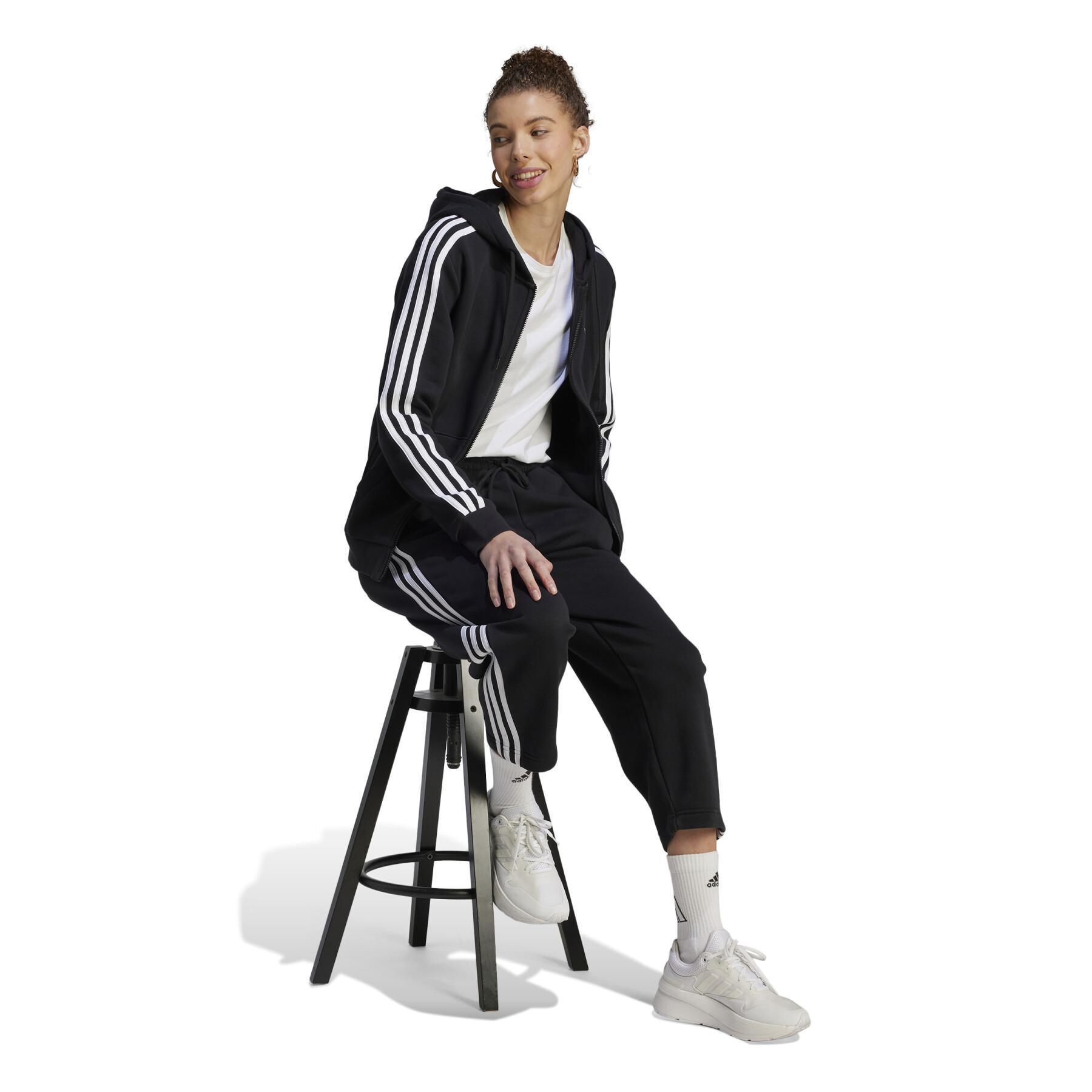 Capuchon met volledige rits voor dames adidas Essentials 3-Stripes