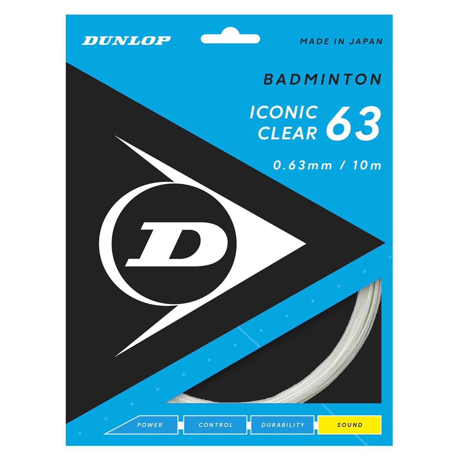 Badmintonsnaren Dunlop Iconic Clear 10 m