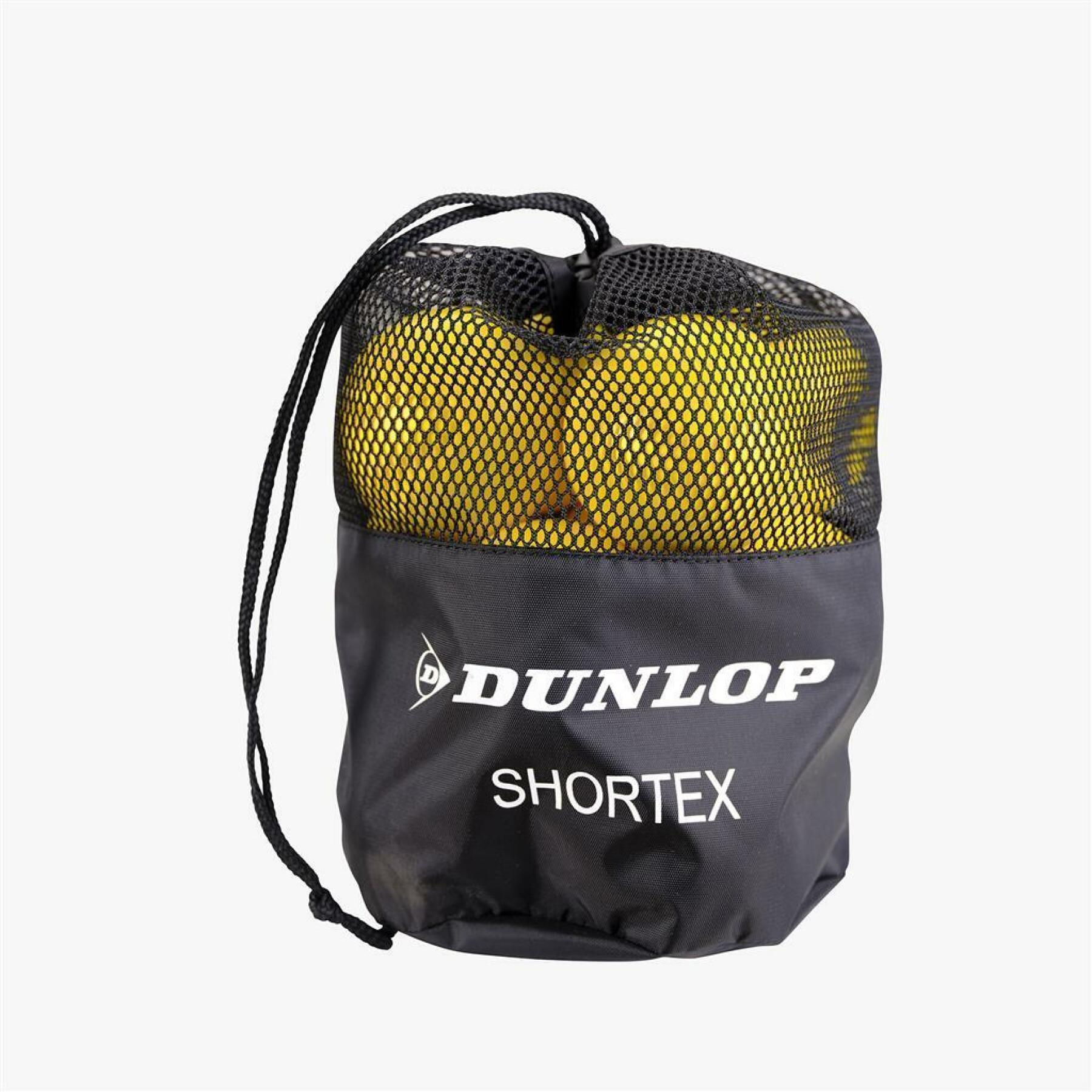 Set van 12 tennisballen Dunlop Shortex