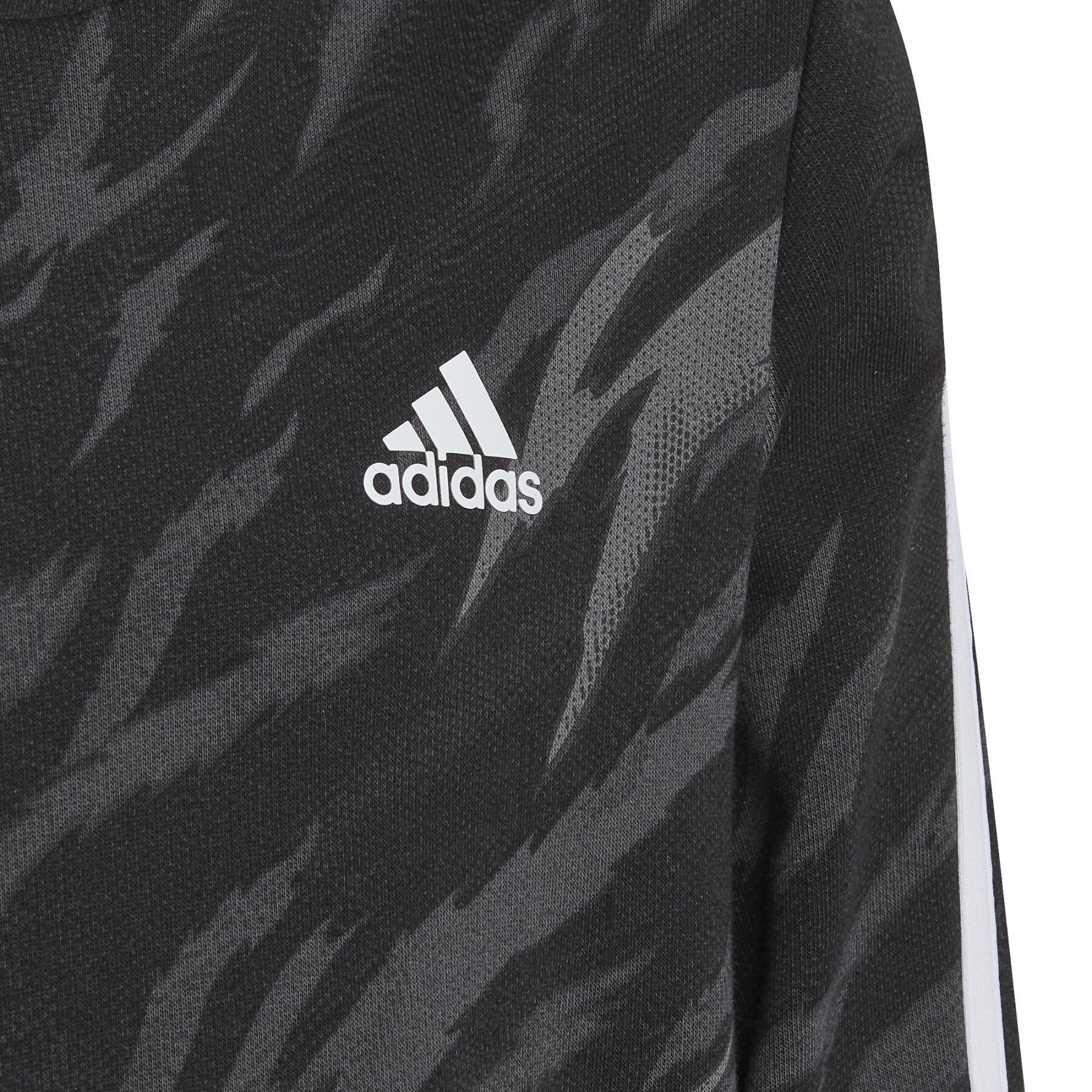 Boy hoodie adidas future icons 3-stripes graphic