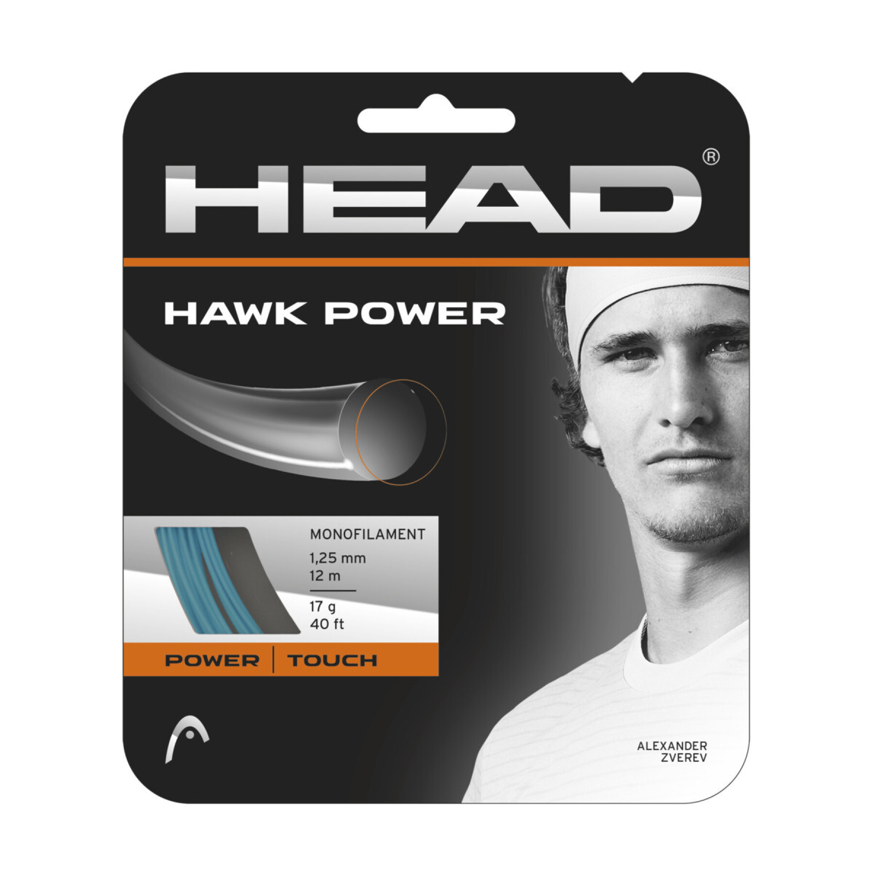 Tennissnaren Head Hawk Power 12 m