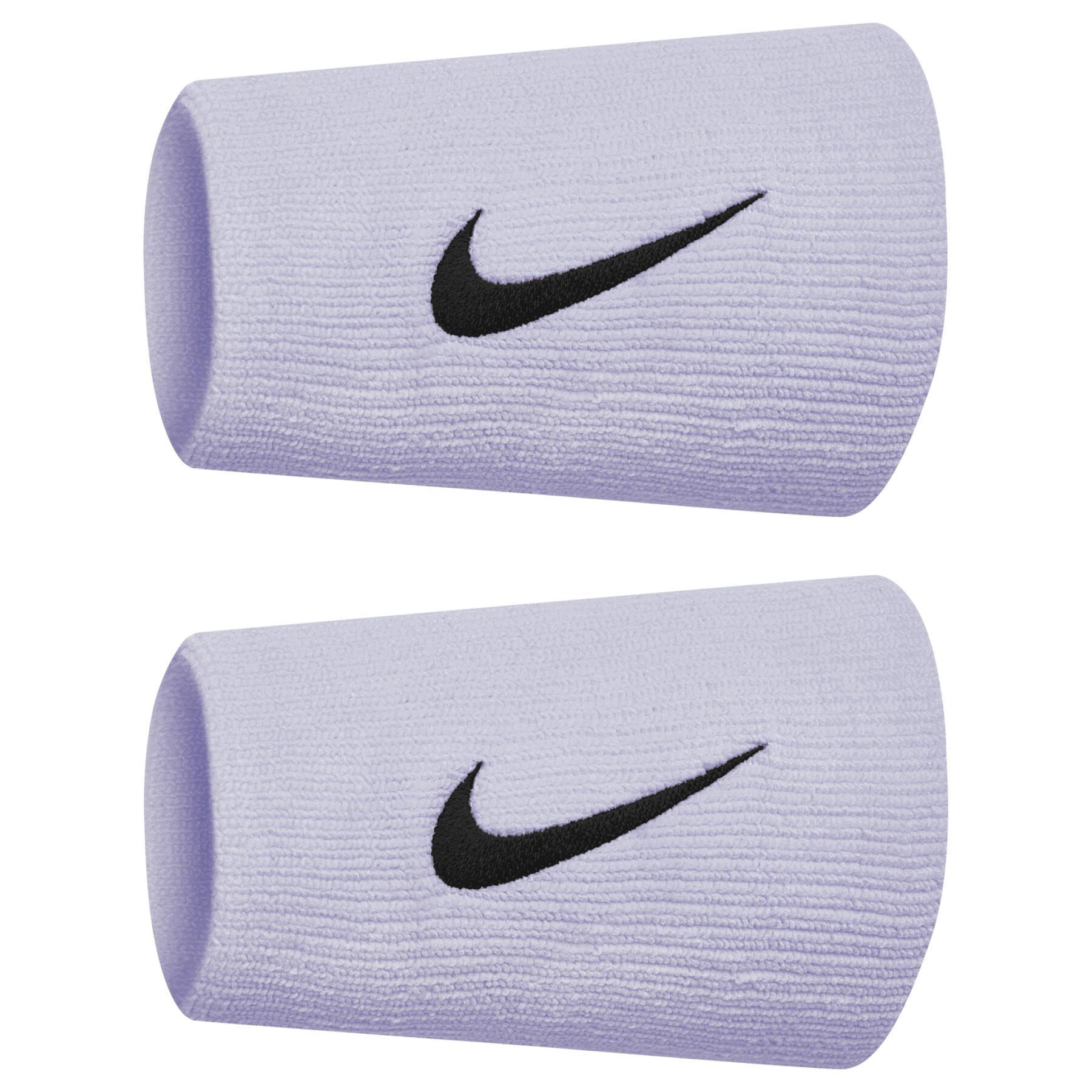 Brede dubbele tennisspons polsband Nike Premier 2 PK
