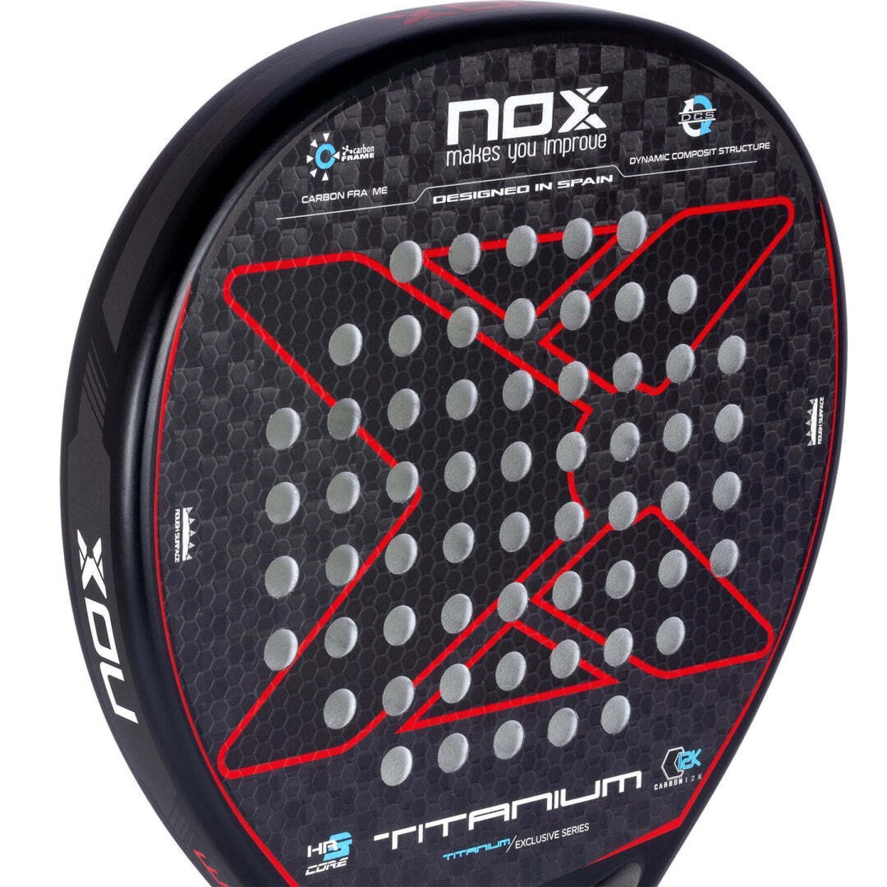 Racket van padel Nox Luxury Titanium Ex