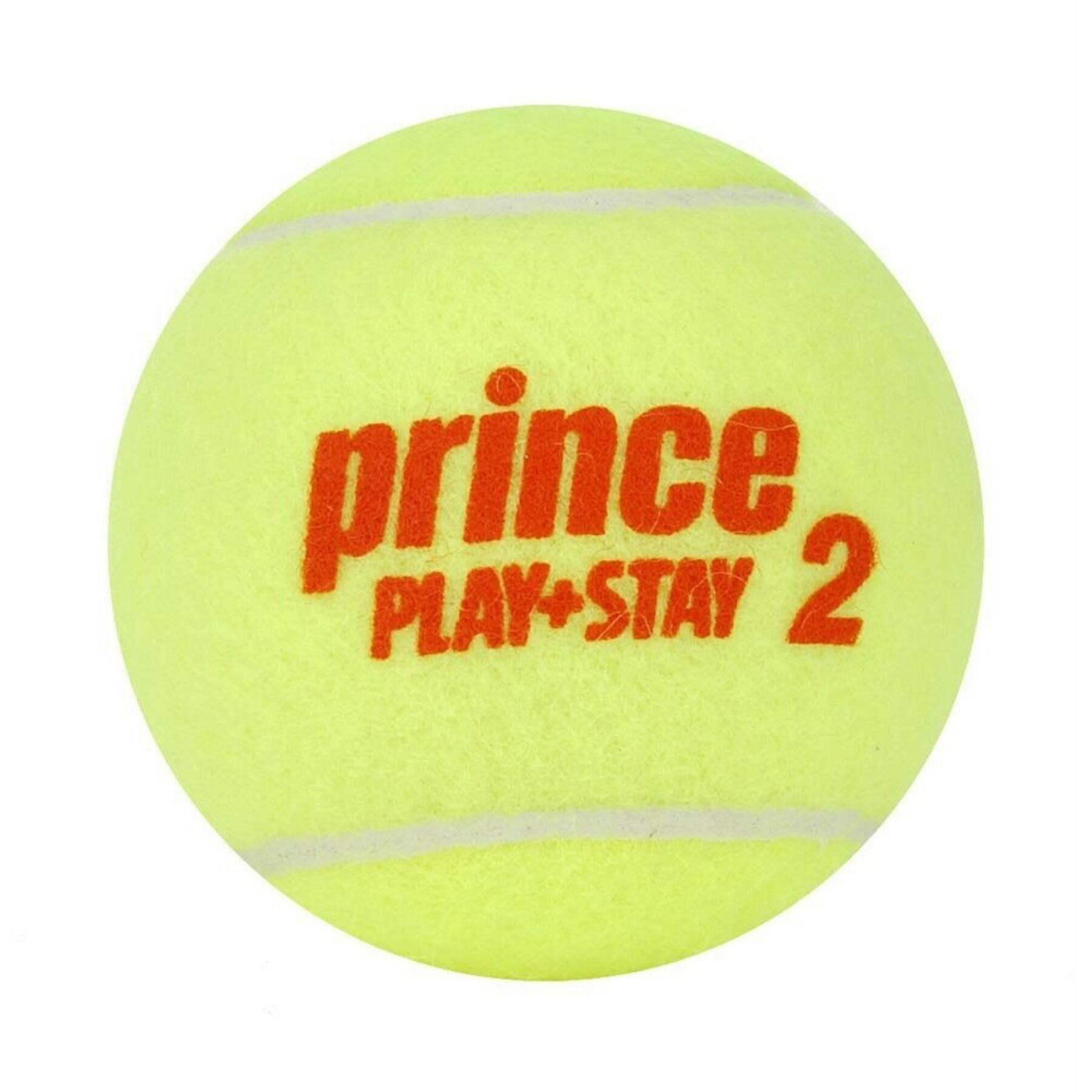 Tube van 3 tennisballen Prince Play & Stay - stage 2