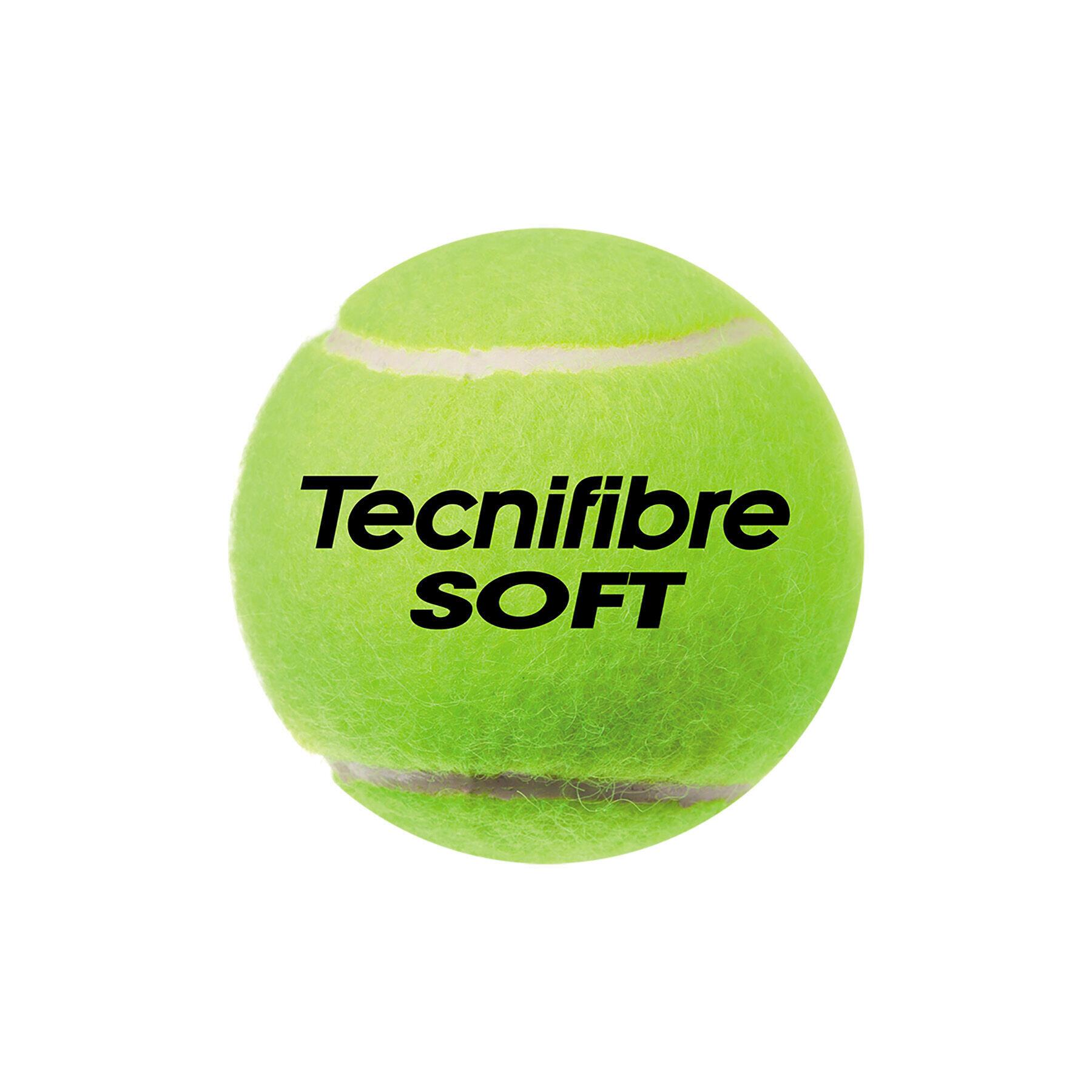 Set van 3 tennisballen Tecnifibre Soft