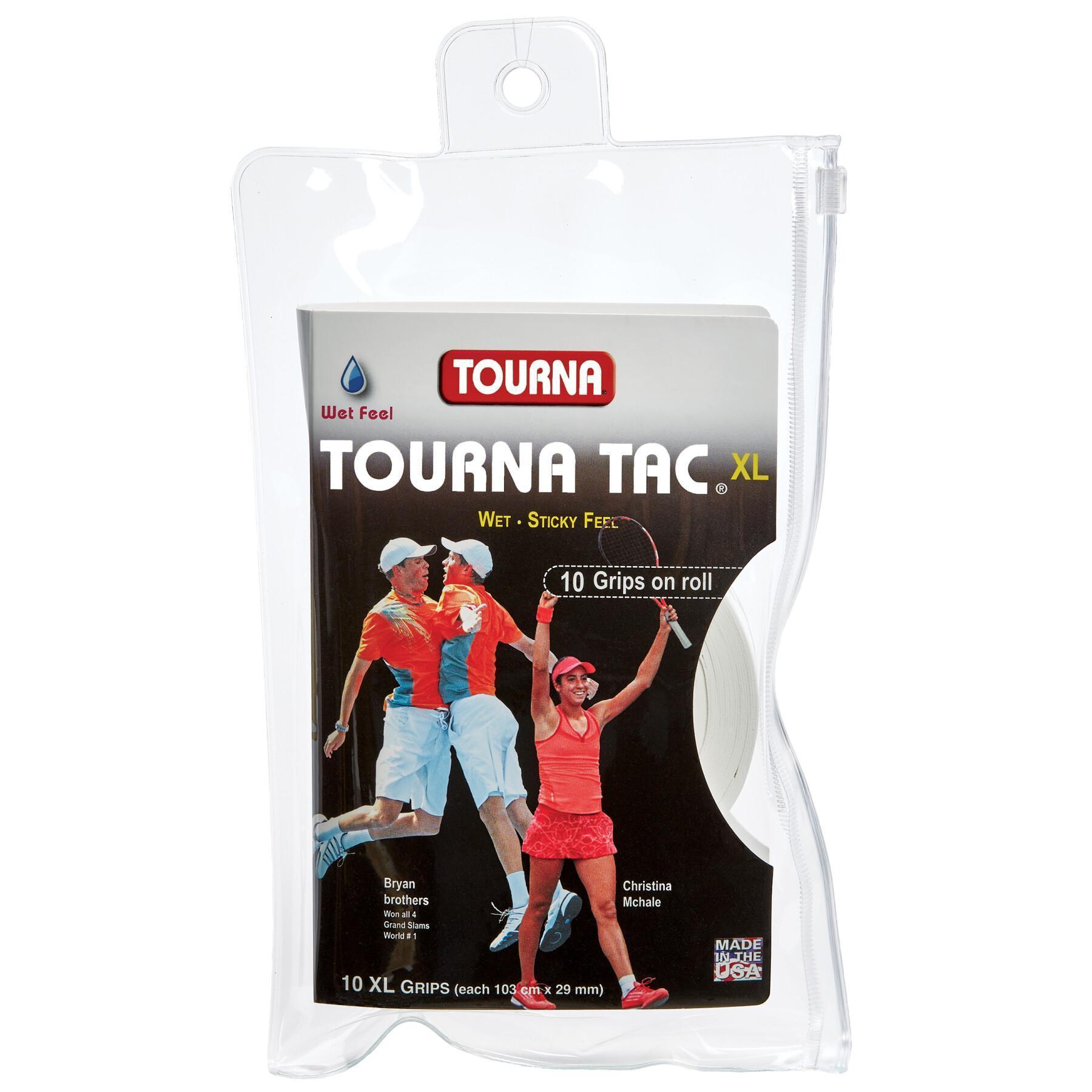 Blister van 10 tennispads Tourna Grip Tac