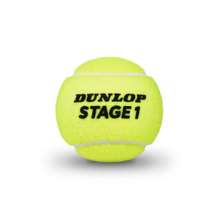 Set van 3 tennisballen Dunlop stage 1