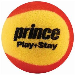 Zak van 12 tennisballen Prince Play & stay – stage 3 (foam)