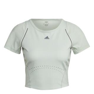 Vrouwen crop top T-shirt adidas HIIT 45 Seconds