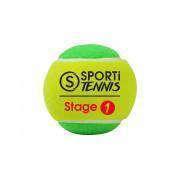 Set van 3 stage 1 tennisballen Sporti