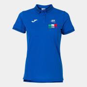Poloshirt met korte mouwen Italiaanse tennisfederatie vrouwen Joma